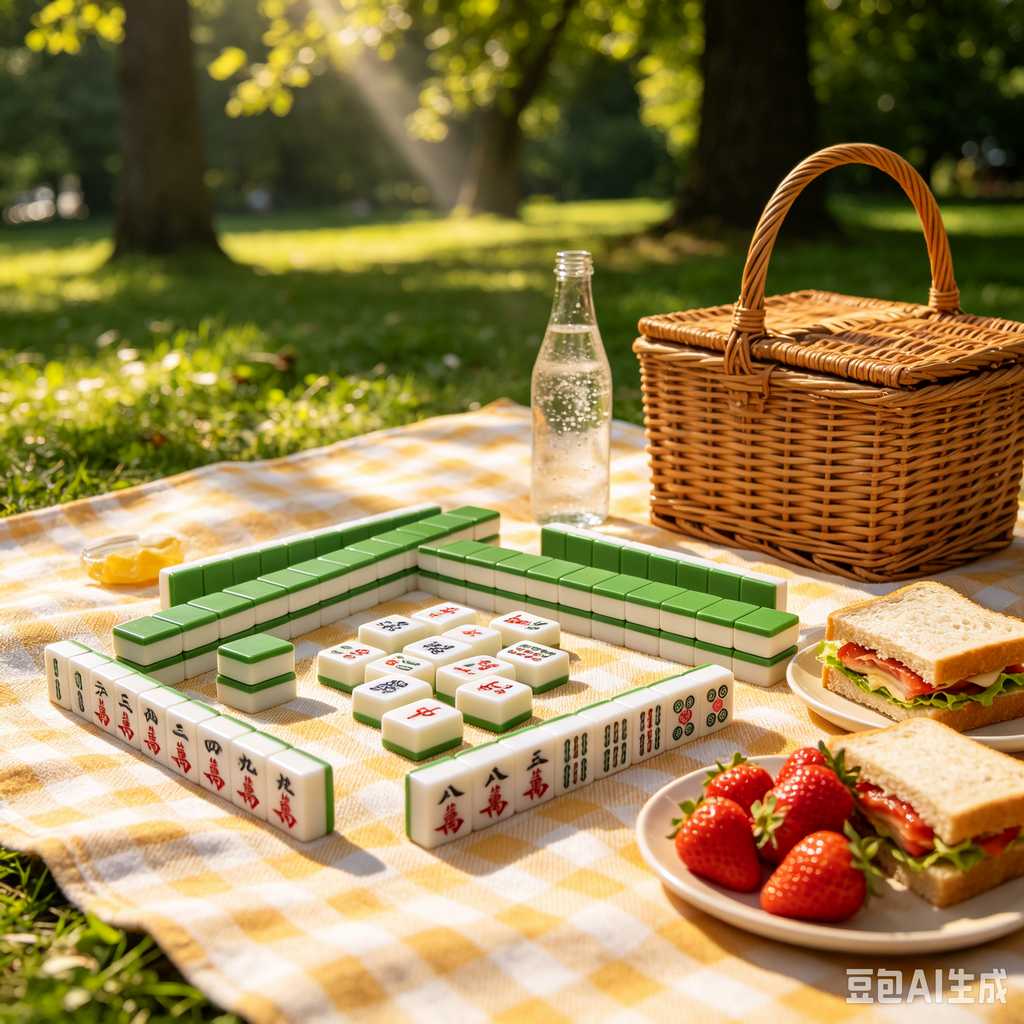 bright print mahjong tiles