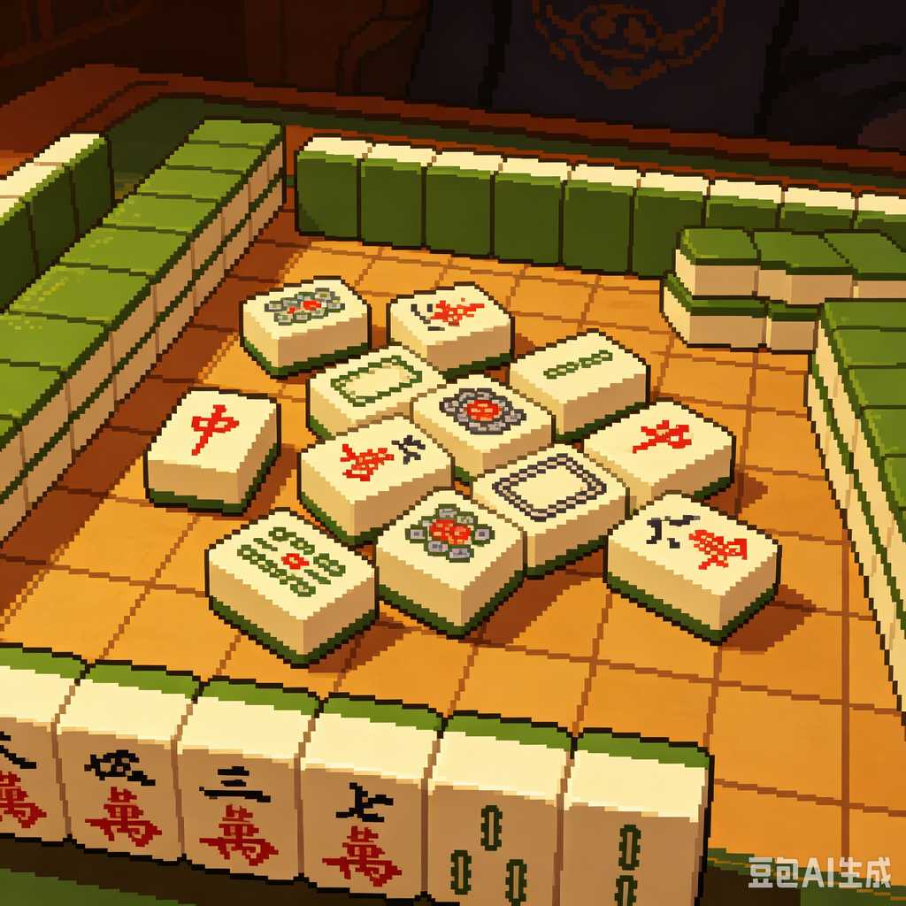permanent print mahjong set