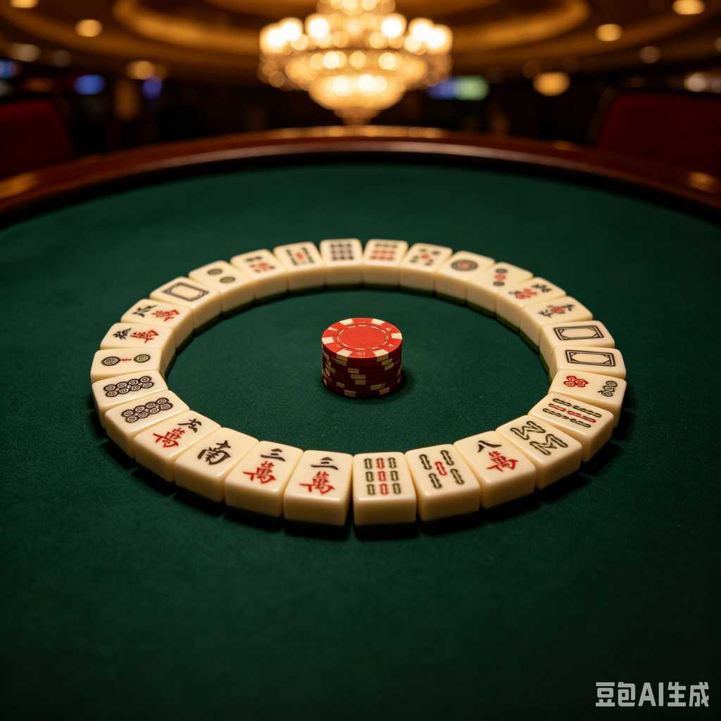 stylish text mahjong set
